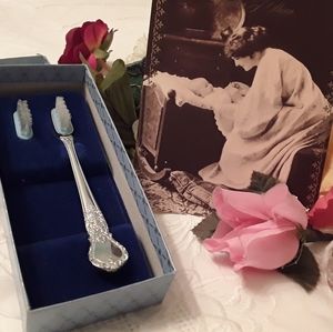 VINTAGE,NEW WEB 925 STERLING BABY'S 1st TOOTHBRUSH